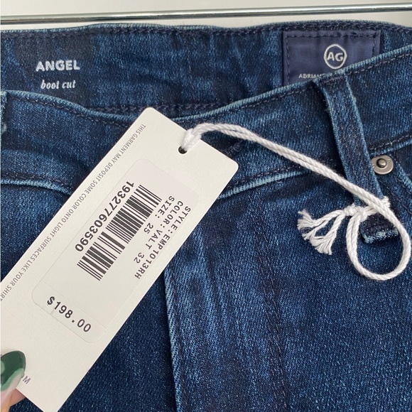 AG Indigo 25 bootcut jeans with raw hem - Picture 5 of 5